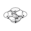 Propel RC Spyder X Stunt Drone, Silver