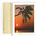 Great Papers! Holiday Greeting Cards, 5 5/8" x 7 7/8", Palm Tree Photo, Pack Of 18