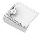 Domtar Continuous Form Paper, 3-Part, Carbonless, 9 1/2" x 11", White, Carton Of 1,200 Forms 1 thumbnail image