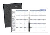 DayMinder® 1-Year Monthly Planner, 6 7/8" x 8 3/4", 30% Recycled, Black, January–December 2015