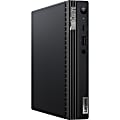 Lenovo ThinkCentre M80q 11DN005CUS Desktop Computer - Intel Core i7 10th Gen i7-10700T Octa-core 2 GHz - 8 GB RAM DDR4 SDRAM - 256 GB M.2 PCI Express NVMe SSD - Raven Black - Windows 10 Pro 64-bit - IEEE 802.11ac - 135 W) 1 thumbnail image