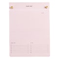 Russell & Hazel Acrylic Drafter’s Tablet, 6-3/8” x 8-7/16” x 1-1/8”, 100 Sheets, Blush