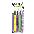 Sharpie® Clear View® Highlighter Stick, Chisel Point, Assorted Colors, Pack Of 3 1 thumbnail image