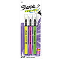 Sharpie® Clear View® Highlighter Stick, Chisel Point, Assorted Colors, Pack Of 3