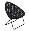 Brenton Studio® Bungee Folding Chair, Black/Gray 1 thumbnail image