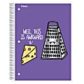 Mead® Fashion Notebook, Loyal Army®, 7 1/2" x 10 1/2", 1 Subject, Wide Ruled, 70 Sheets, Assorted Colors (No Color Choice) 1 thumbnail image