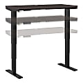 Bush® Business Furniture Move 40 Series Electric 48"W x 24"D Electric Height-Adjustable Standing Desk, Storm Gray/Black, Standard Delivery 1 thumbnail image
