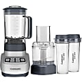 Cuisinart VELOCITY Ultra Trio 1 HP Blender/Food Processor with Travel Cups - 1.75 quart (Capacity) - 650 W Motor - Clear, Gray 1 thumbnail image