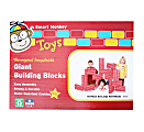 Smart Monkey ImagiBRICKS™ Giant 16-Piece Building Block Set, Red