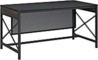 Sauder® Foundry Road 30"W Commercial Office Table Computer Desk, Carbon Oak 1 thumbnail image