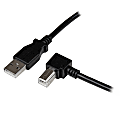 StarTech.com 3m USB 2.0 A to Right Angle B Cable - M/M 1 thumbnail image