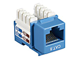 Black Box Value Line CAT6 - Modular insert - CAT 6 - RJ-45 - blue - for P/N: WPIV-1, WPIV-2, WPIV-3, WPIV-4, WPWH-1, WPWH-2, WPWH-3