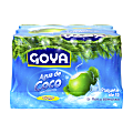 GOYA Coconut Water With Pulp, 17.6 Oz, Pack Of 12 Cans