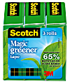 Scotch® Magic™ 810 Tape, 3/4" x 900", Pack Of 3 Rolls 1 thumbnail image