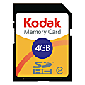 Kodak 4GB Secure Digital High Capacity (SDHC) Memory Card - 4 GB
