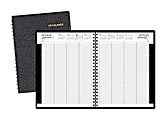 AT-A-GLANCE® 30% Recycled 8-Person Daily Appointment Books, 8 1/2" x 11", Black, January-December 2015, Pack Of 2 1 thumbnail image