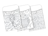 Barker Creek Peel & Stick Library Pockets, Color Me! Bohemian Animals, Pack Of 30 1 thumbnail image