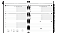 AT-A-GLANCE® Executive 13-Month Weekly/Monthly Planner Refill, 6 7/8" x 8 3/4", 30% Recycled, Black, 2 Pages Per Week/2 Pages Per Month, January 2015 to January 2016