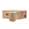 Highmark® ECO Hardwound 1-Ply Paper Towels, 100% Recycled, Natural, 800' Per Roll, Case Of 6 Rolls 1 thumbnail image
