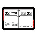AT-A-GLANCE® 30% Recycled Compact Desk Calendar Refill, 3" x 3 3/4", January-December 2015