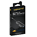 VolkanoX Core Video USB Type-C To HDMI/VGA Adapter, Black, VK-20044-CH
