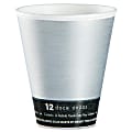 Dart ThermoThin Disposable Cups - 12 fl oz - 1000 / Carton - Silver, Black - Hot Drink, Cold Drink, Beverage