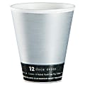 Dart ThermoThin Disposable Cups - 12 fl oz - 1000 / Carton - Silver, Black - Hot Drink, Cold Drink, Beverage 1 thumbnail image