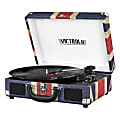 Innovative Technology Victrola Bluetooth® Suitcase Record Player, 5"H x 10"W x 14"D, Union Jack 1 thumbnail image