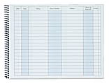 Adams Activity Log Book, 8 1/2" x 11", Books Of 50 Pages