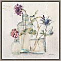 Amanti Art Blossoms on Birch II by Cheri Blum Framed Canvas Wall Art Print, 16”H x 16”W, Graywash