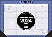 2024 Willow Creek Press Desk Pad Calendar, 12" x 17", Modern Geometric, January To December 1 thumbnail image