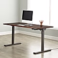 Realspace® Magellan Performance Electric 60"W Height-Adjustable Standing Desk, Cherry 1 thumbnail image