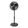 Lasko 2527 Adjustable Pedestal Fan - 406mm Diameter - Oscillating - Black