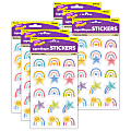 TREND superShapes Stickers, Large, Rainbows & Stars, 120 Stickers Per Pack, Bundle Of 6 Packs 1 thumbnail image