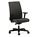 HON® Ignition™ Fabric Chair, 43"H x 27 1/2"W x 17-19"D, Attire Onyx
