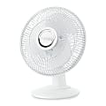 Lasko 2012 Table Fan - 305mm Diameter - 3 Speed - Oscillating, Adjustable Tilt Head - White