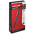 uni-ball® Grip Rollerball Pens, Micro Point, 0.5 mm, Blue Barrel, Blue Ink, Pack Of 12 1 thumbnail image