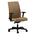HON® Ignition™ Fabric Chair, 43"H x 27 1/2"W x 17-19"D, Attire Sable