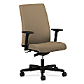 HON® Ignition™ Fabric Chair, 43"H x 27 1/2"W x 17-19"D, Inertia Stone