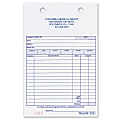 Custom Carbonless Business Forms, Pre-Formatted, Sales Forms, 5-3/8” x 8 1/2”, 3-Part, Box Of 250