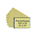 Stride® Tab Dividers For Ledger And Spreadsheet Binders, 11" x 17", Ledger Size, Beige/Clear, Pack Of 5 Tabs 1 thumbnail image