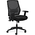HON® Crio Fabric Mid-Back Task Chair, Black