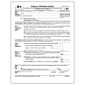 ComplyRight™ W-4 Forms, Employee's Withholding Certificate, 8-1/2" x 11", Pack Of 50 Forms 1 thumbnail image