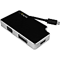 StarTech.com USB C Multiport Adapter - UHD 4K - USB C to VGA / DVI / HDMI - USB C Adapter - 1 x HDMI - 1 x VGA - 1 x Total Number of DVI - Mac