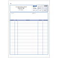 Custom Carbonless Business Forms, Pre-Formatted, Invoice Forms, Ruled, 8 1/2” x 11”, 3-Part, Box Of 250