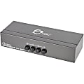 SIIG 4x1 Composite Video & Audio Switch - Video/audio switch - 4 x composite video/audio - desktop