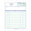 Custom Carbonless Business Forms, Pre-Formatted, Purchase Order Forms, Ruled, 8 1/2” x 11”, 2-Part, Box Of 250