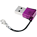 PNY Micro Sleek USB Flash Drive, 8GB, Purple