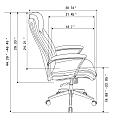 Realspace Modern Comfort Verismo Bonded Leather High Back Executive Chair  BlackChrome BIFMA Compliant - Office Depot