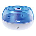 Crane Personal Ultrasonic Cool Mist Humidifier, 0.2 Gallons, 6 3/4" x 6 3/4" x 4 1/8", Blue/White